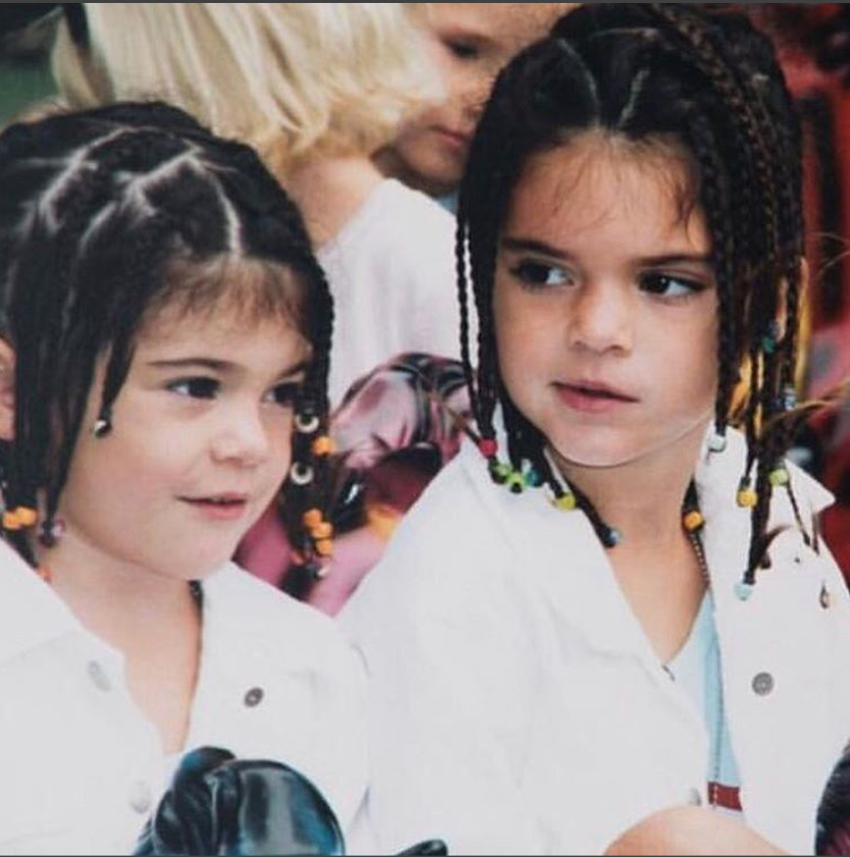 Kendall Jenner Posts TBT Photo Of Herself And Kylie In Beaded Braids Amid Pepsi Ad Controversy
